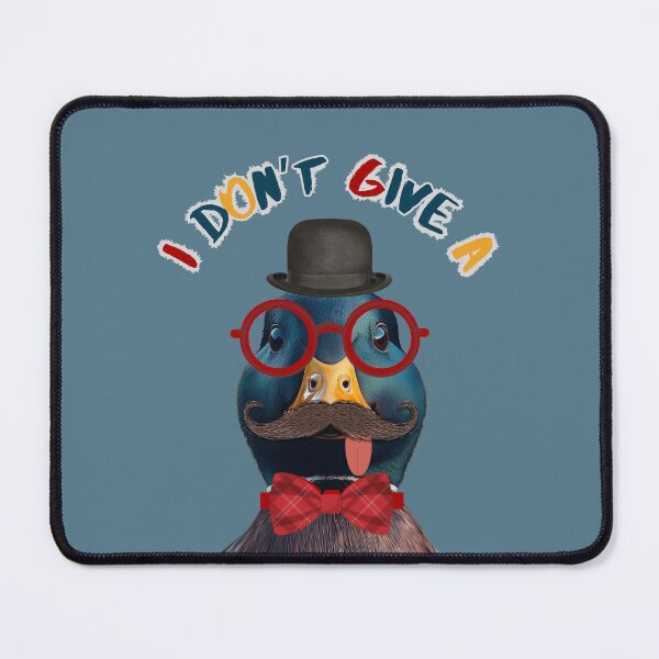 Item preview, I DON'T GIVE A DUCK FUNNY MALLARD DUCK designed and sold by NikoDeeko.