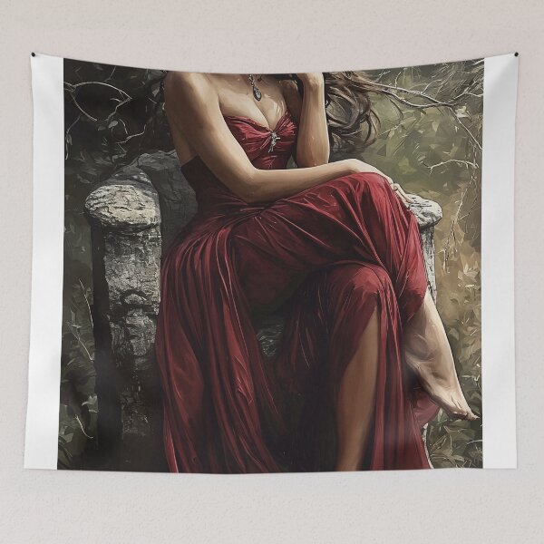 Item preview, Solitude in Scarlet designed and sold by oanaunciuleanu.