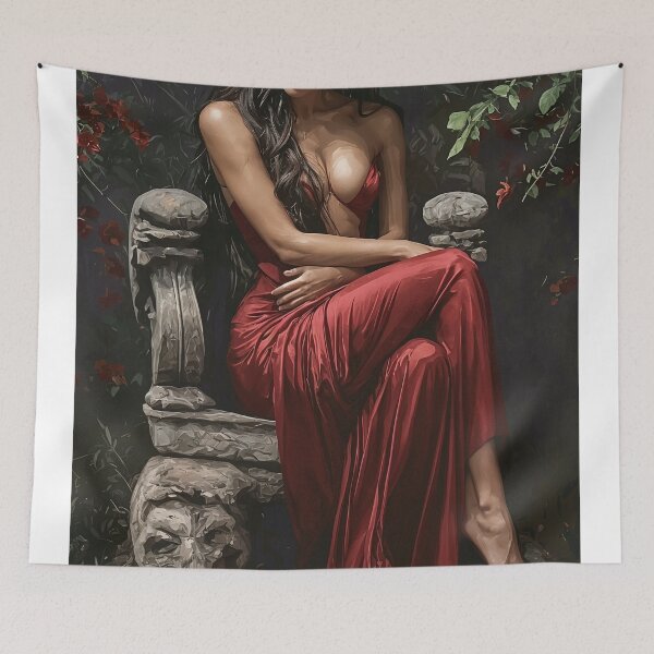 Item preview, Solitude in Scarlet designed and sold by oanaunciuleanu.