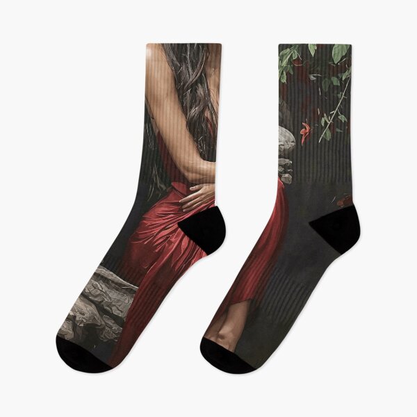 Item preview, Solitude in Scarlet designed and sold by oanaunciuleanu.