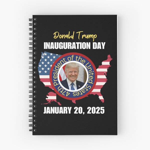 Item preview, President Donald Trump Inauguration Day 2025 Souvenir Memo designed and sold by Watercolored-Me.