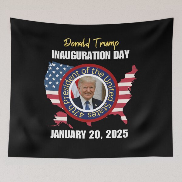 Item preview, President Donald Trump Inauguration Day 2025 Souvenir Memo designed and sold by Watercolored-Me.