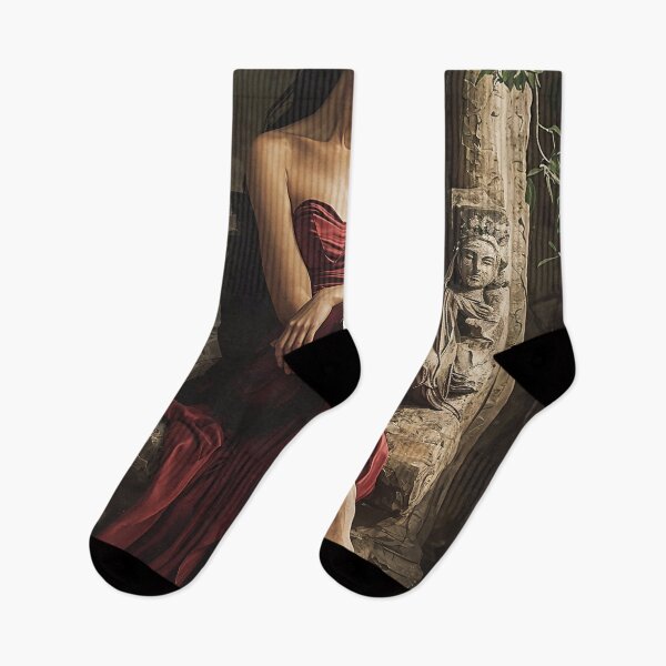 Item preview, Solitude in Scarlet designed and sold by oanaunciuleanu.