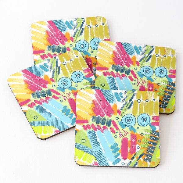 Item preview, Vibrant Abstract Painting for Fun and Creative Color Therapy designed and sold by Pandositive.