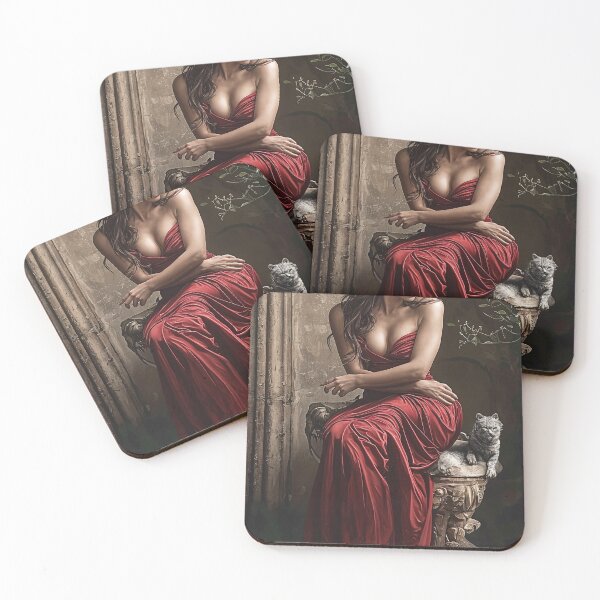 Item preview, Solitude in Scarlet designed and sold by oanaunciuleanu.