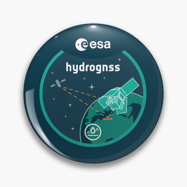 Item preview, HydroGNSS Mission Patch - ESA Collaboration Design designed and sold by MeetinSpace.