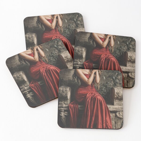 Item preview, Solitude in Scarlet designed and sold by oanaunciuleanu.