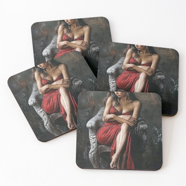 Item preview, Solitude in Scarlet designed and sold by oanaunciuleanu.