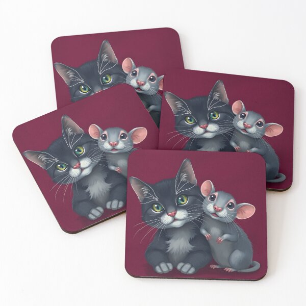 Item preview, A cat and a mouse designed and sold by Designfs.