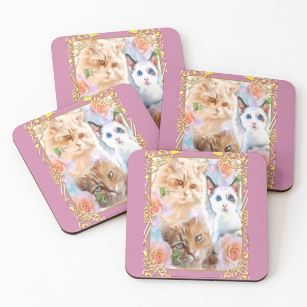 Item preview, Kitties & Roses.. designed and sold by MoonChild67.