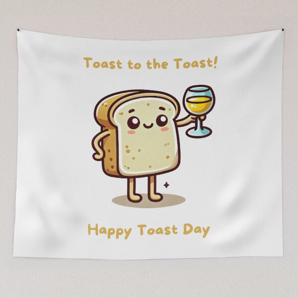 Item preview, Toast to the Toast - Happy Toast Day! designed and sold by XYZish.