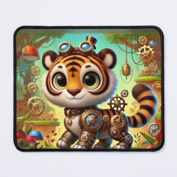 Item preview, Steampunk South China Tiger designed and sold by Sillytoe.