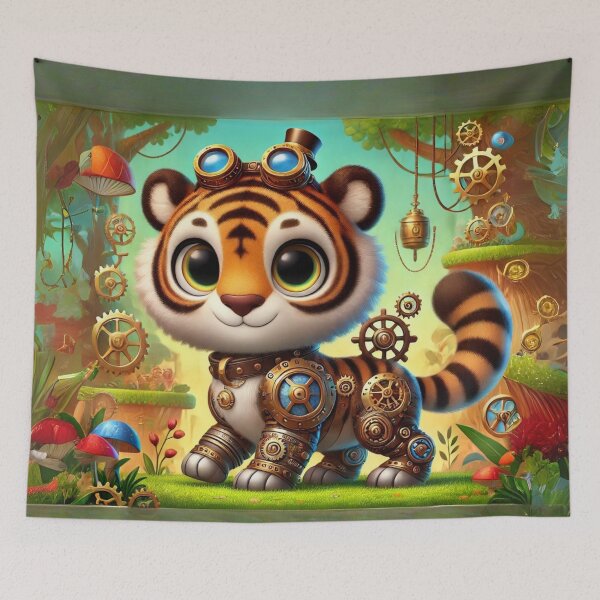 Item preview, Steampunk South China Tiger designed and sold by Sillytoe.