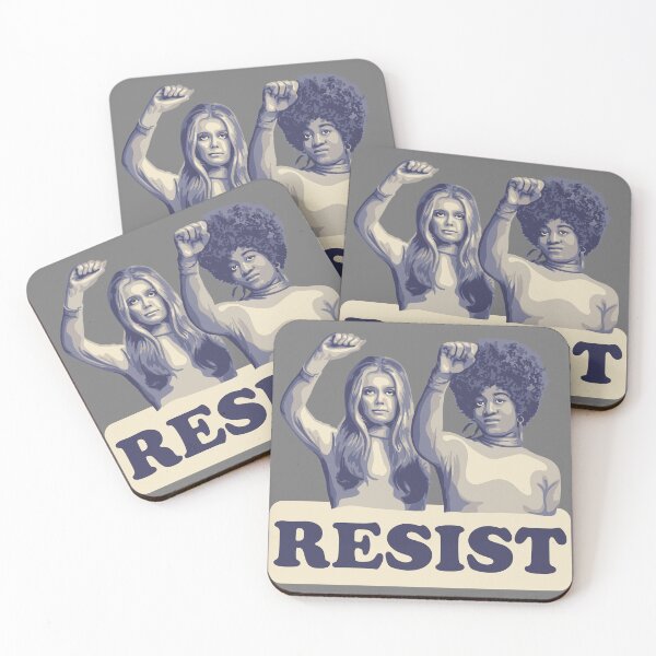Item preview, Gloria Steinem and Dorothy Pitman Hughes Portrait designed and sold by Unhinged Heather.