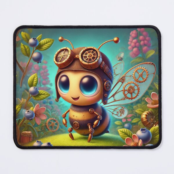 Item preview, Steampunk Southeastern Blueberry Bee designed and sold by Sillytoe.
