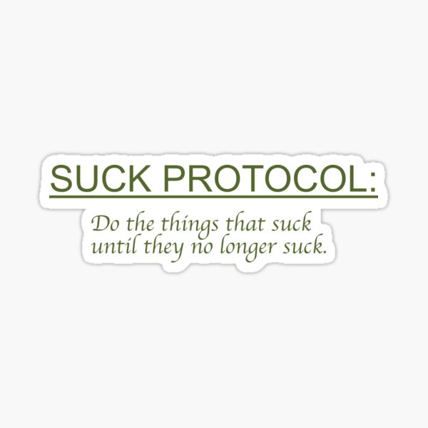 Artikel-Vorschau von Suck-Protokoll, designt und verkauft von simply said.
