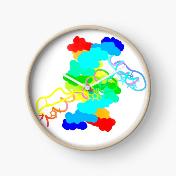 Rainbow Zinc Finger Clock