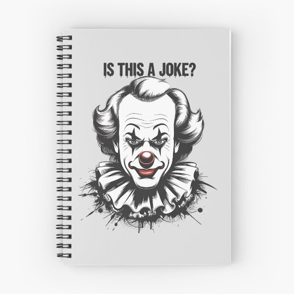Aperçu de l'œuvre Illustration chaotique d'un clown dérangeant créée et vendue par TeeGrit.