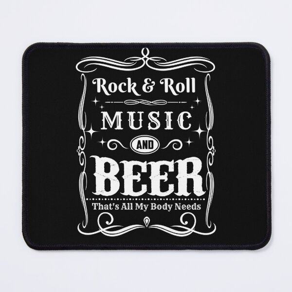 Item preview, Rock & Roll, Music & Beer is all my body needs designed and sold by Boggy62.