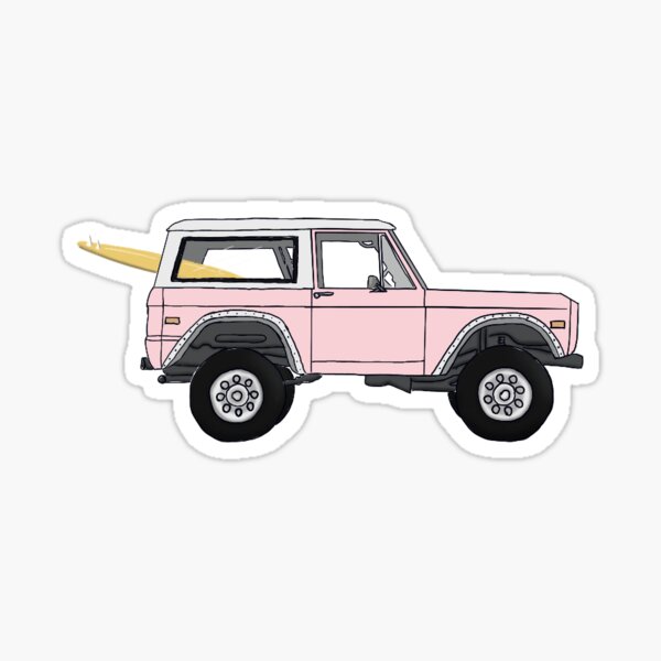 Vista previa del artículo con la obra «Bronco rosado», diseñado y vendido por Oholladesigns.