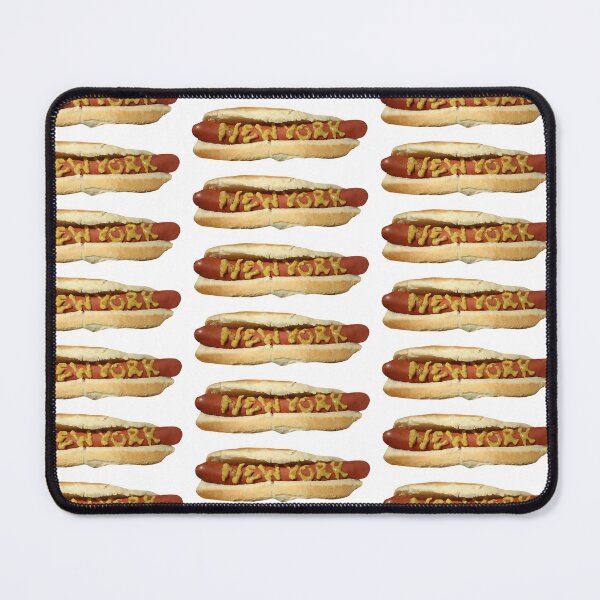Item preview, New York Hot Dog with Mustard designed and sold by PIXEL POP DESIGNS - Beyond the Norm!.