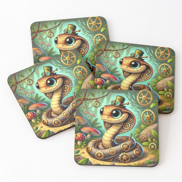 Item preview, Steampunk Southern Hognose Snake designed and sold by Sillytoe.