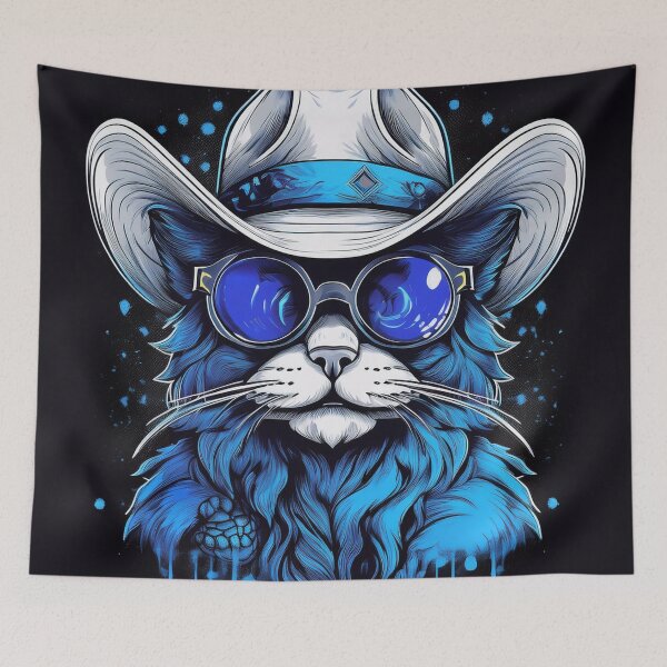 Item preview, Cat in hat and shades Graffiti Style designed and sold by Boxing Kangaroo Retail Company.