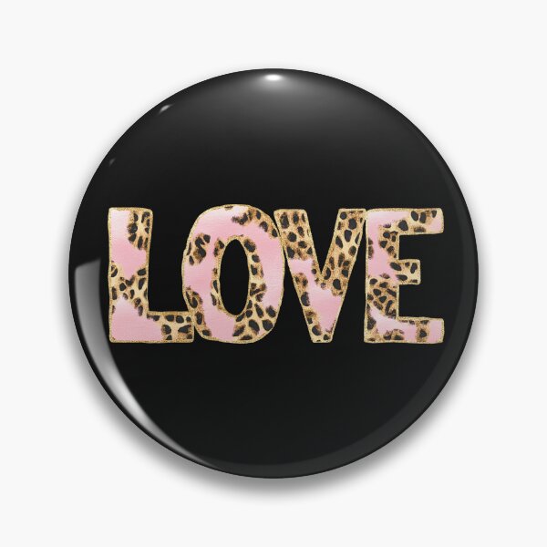 Item preview, Pink Leopard Love Letters designed and sold by sheprint.