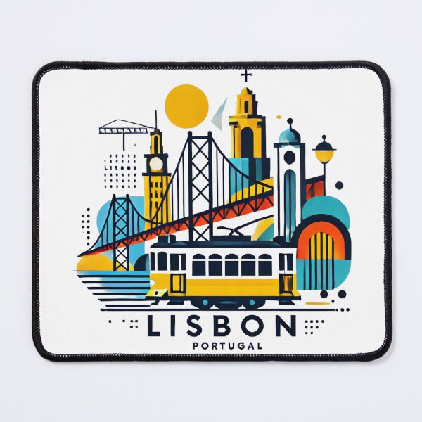 Item preview, Retro Lisbon Portugal designed and sold by Places On Earth.