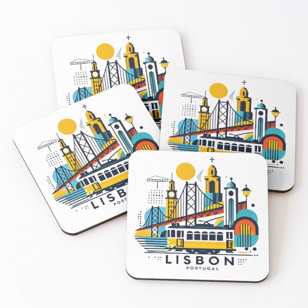 Item preview, Retro Lisbon Portugal designed and sold by Places On Earth.
