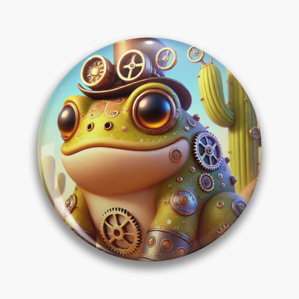 Item preview, Steampunk Spadefoot Toad designed and sold by Sillytoe.
