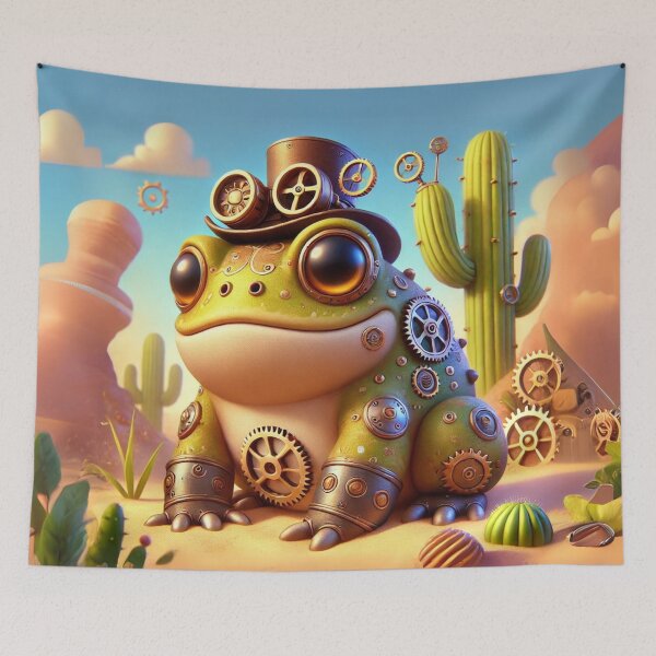 Item preview, Steampunk Spadefoot Toad designed and sold by Sillytoe.