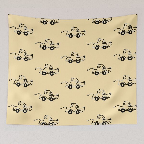 Item preview, Dog Car Toy Remote-Controlled Driving Wheels Sweet Comic Cartoon designed and sold by shirt-o-mat.