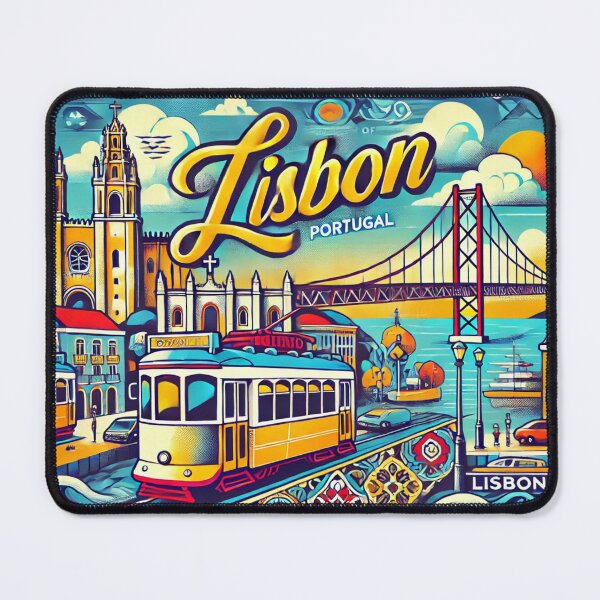 Item preview, Vintage Lisbon Portugal designed and sold by Places On Earth.
