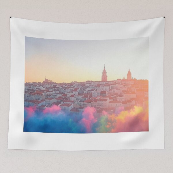 Item preview, Rainbow Lisbon Portugal designed and sold by Places On Earth.