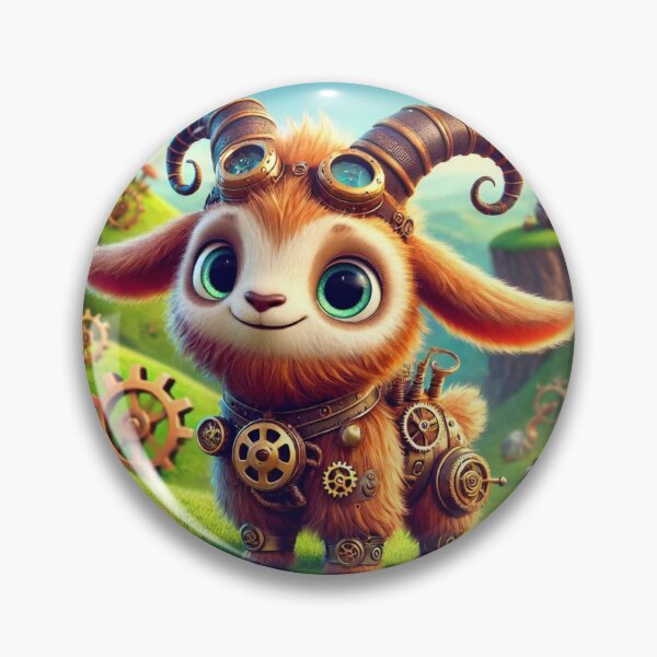 Item preview, Steampunk Spanish Goat designed and sold by Sillytoe.