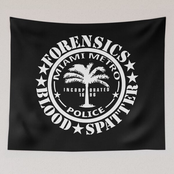 Item preview, Dexter - Miami Metro Police Forensics Blood Spatter Department [white] designed and sold by red-leaf.