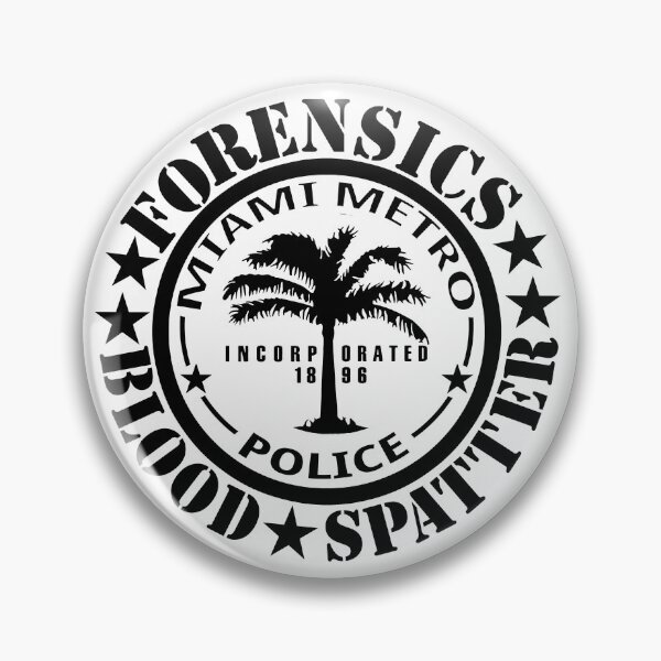 Item preview, Dexter - Miami Metro Police Forensics Blood Spatter Department [black] designed and sold by red-leaf.
