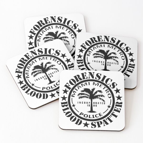 Item preview, Dexter - Miami Metro Police Forensics Blood Spatter Department [black] designed and sold by red-leaf.