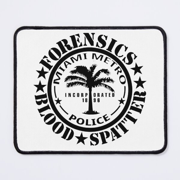 Item preview, Dexter - Miami Metro Police Forensics Blood Spatter Department [black] designed and sold by red-leaf.