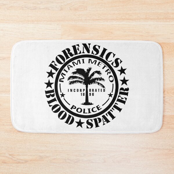 Item preview, Dexter - Miami Metro Police Forensics Blood Spatter Department [black] designed and sold by red-leaf.