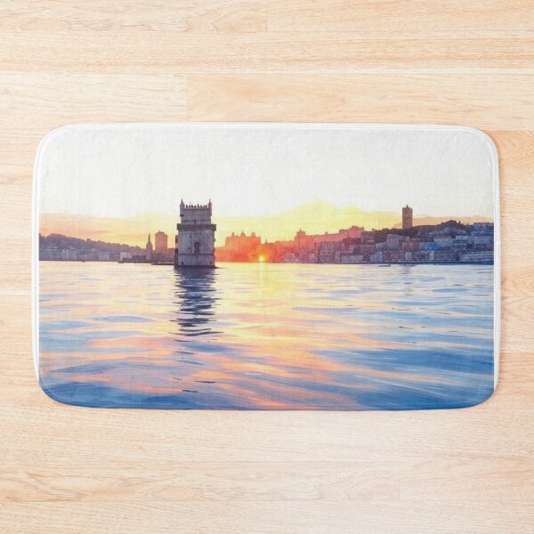 Item preview, Lisbon Portugal Water Skyline designed and sold by Places On Earth.