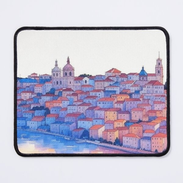 Item preview, Lisbon Portugal Watercolor Vintage designed and sold by Places On Earth.