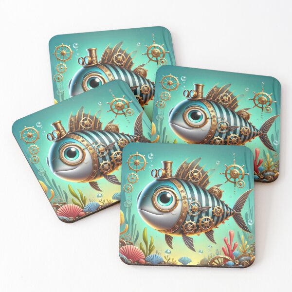 Item preview, Steampunk Spanish Mackerel designed and sold by Sillytoe.