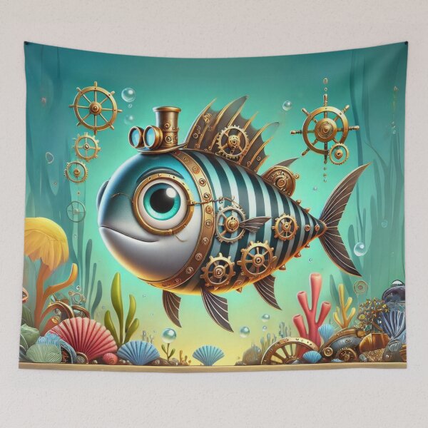 Item preview, Steampunk Spanish Mackerel designed and sold by Sillytoe.