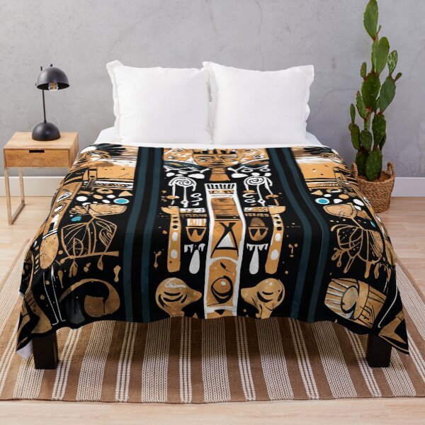 Item preview, Tribal wall art for living room, African-inspired home decor, designed and sold by Shopstract.