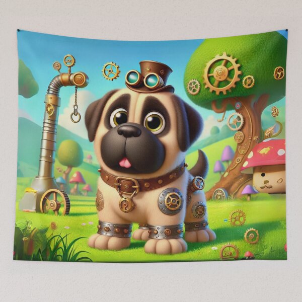 Item preview, Steampunk Spanish Mastiff designed and sold by Sillytoe.
