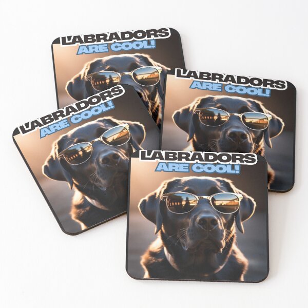 Item preview, Labradors are Cool, Lab Dog Wearing Sunglasses designed and sold by FroggyFly Designs.
