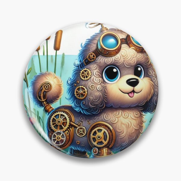 Item preview, Steampunk Spanish Water Dog designed and sold by Sillytoe.