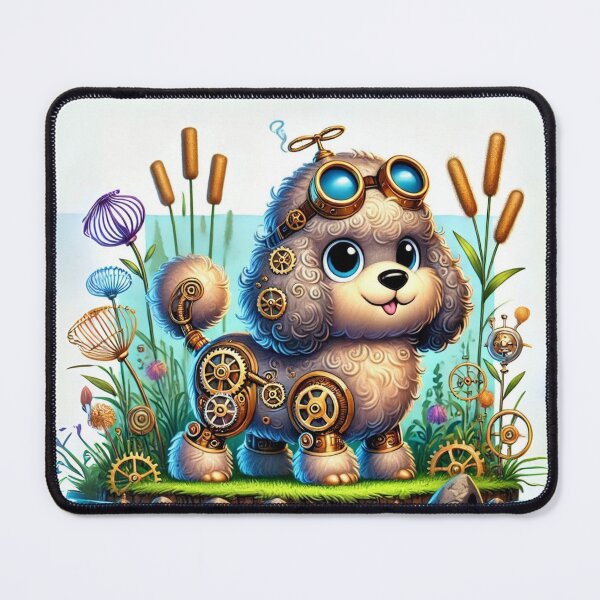 Item preview, Steampunk Spanish Water Dog designed and sold by Sillytoe.